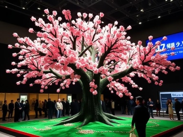 LEGOLAND Japan's LEGO Cherry Blossom Tree